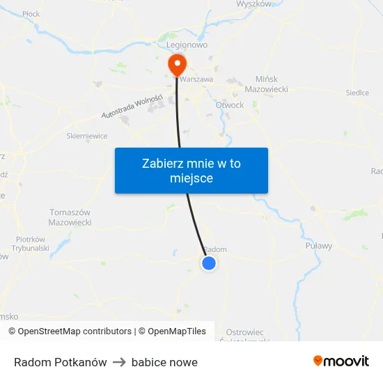 Radom Potkanów to babice nowe map