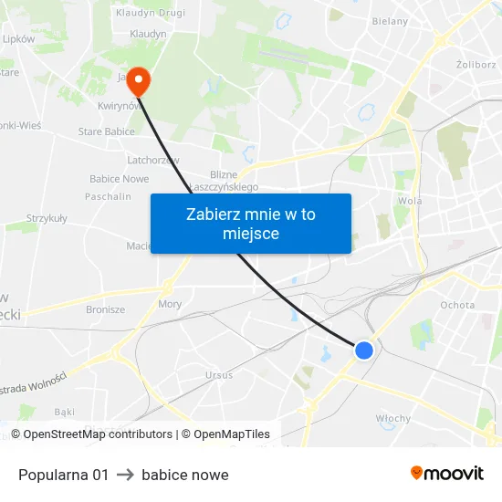 Popularna 01 to babice nowe map