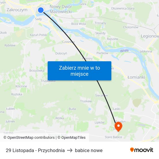 29 Listopada - Przychodnia to babice nowe map