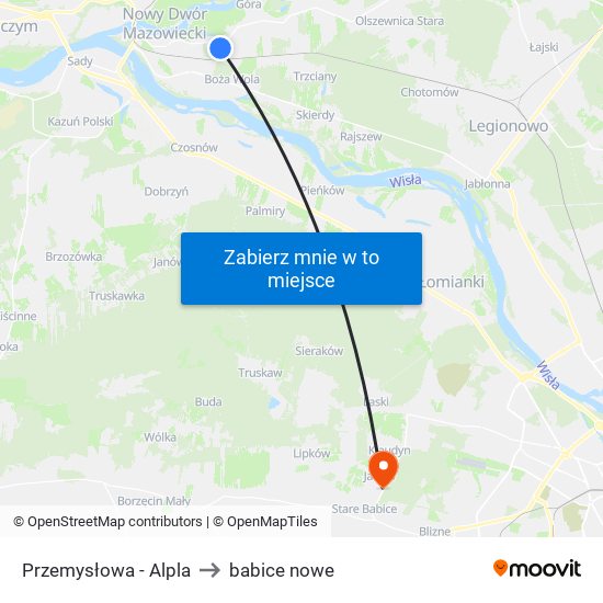 Przemysłowa - Alpla to babice nowe map