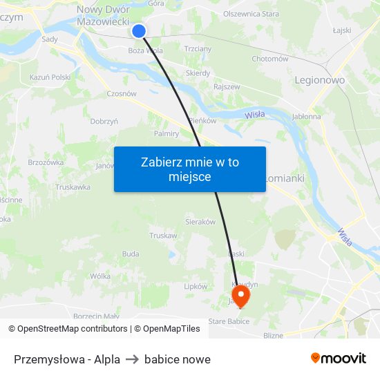 Przemysłowa - Alpla to babice nowe map