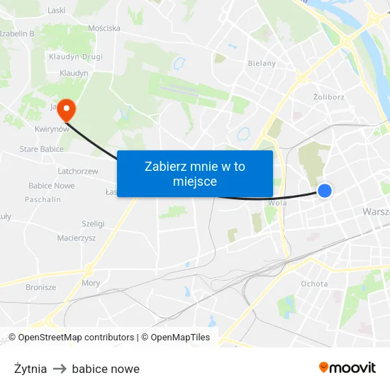 Żytnia to babice nowe map