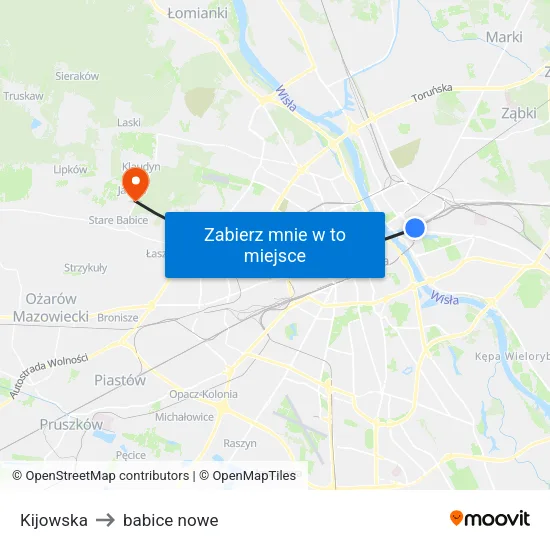 Kijowska to babice nowe map