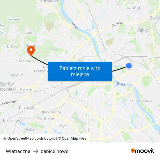 Wiatraczna to babice nowe map