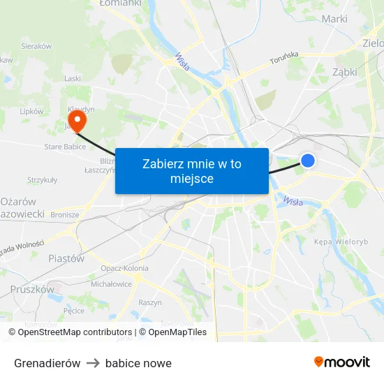Grenadierów to babice nowe map