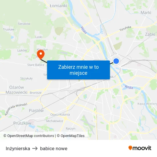 Inżynierska to babice nowe map