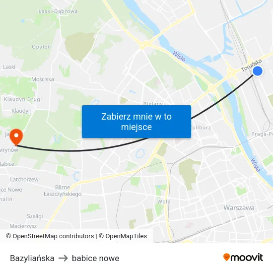 Bazyliańska to babice nowe map