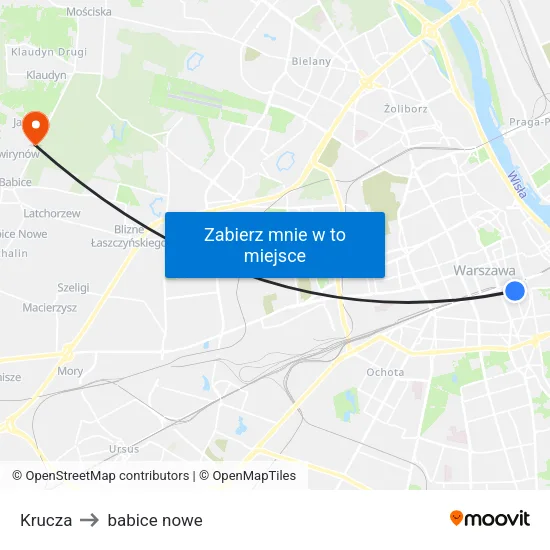 Krucza to babice nowe map