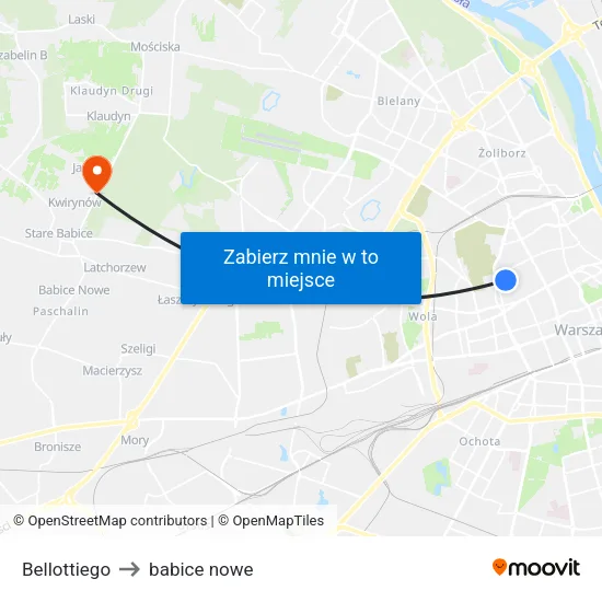 Bellottiego to babice nowe map