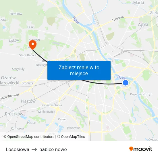 Łososiowa to babice nowe map