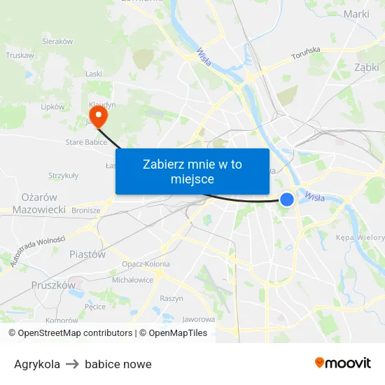 Agrykola to babice nowe map