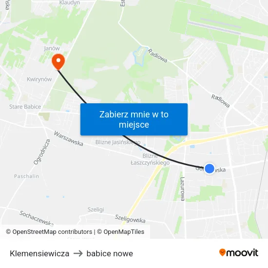 Klemensiewicza to babice nowe map