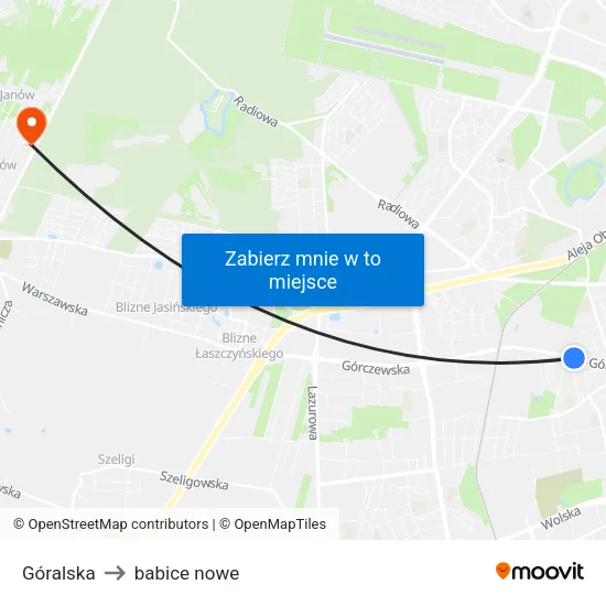 Góralska to babice nowe map