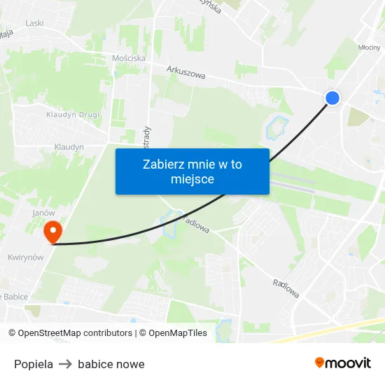 Popiela to babice nowe map