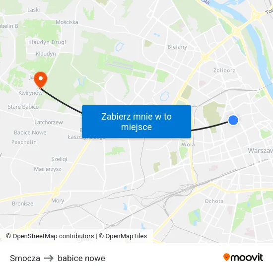 Smocza to babice nowe map