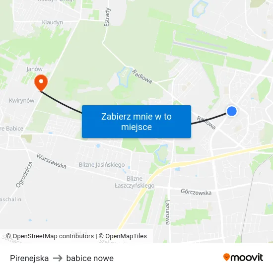 Pirenejska to babice nowe map