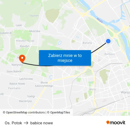 Os. Potok to babice nowe map