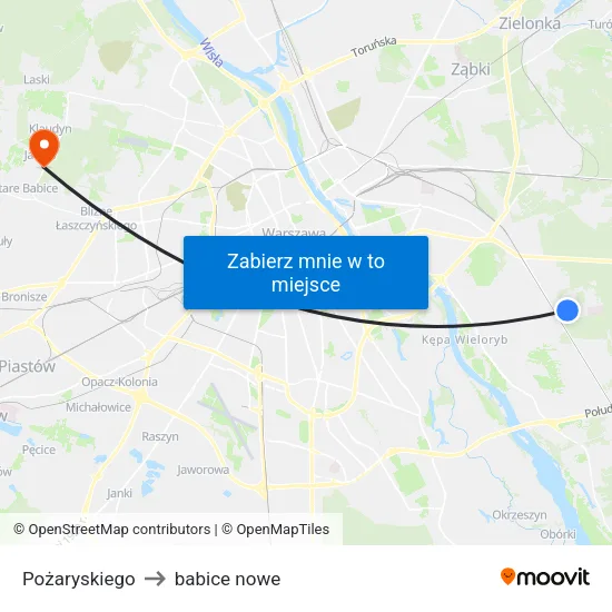 Pożaryskiego to babice nowe map