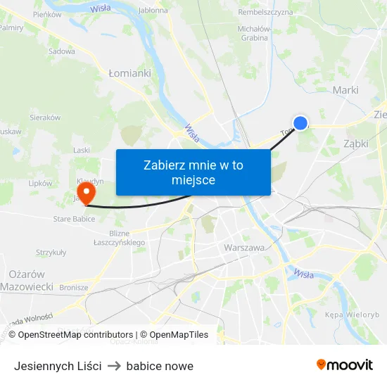 Jesiennych Liści to babice nowe map