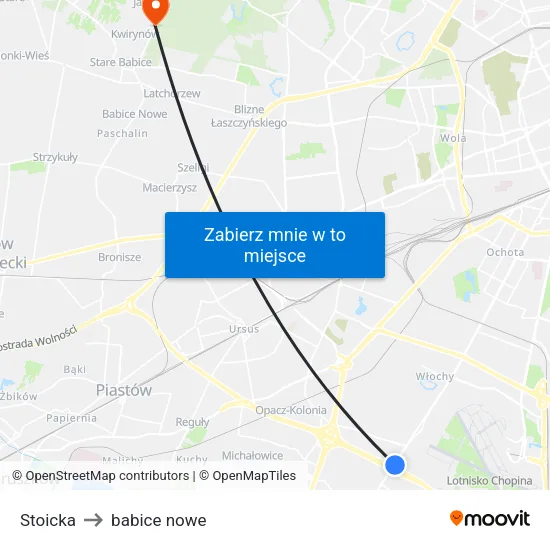Stoicka to babice nowe map