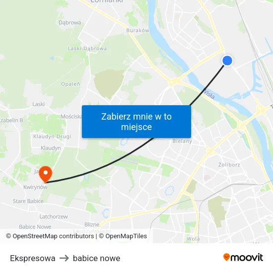Ekspresowa to babice nowe map