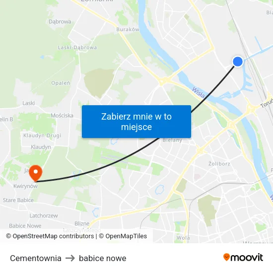 Cementownia to babice nowe map