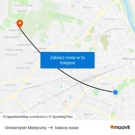 Uniwersytet Medyczny to babice nowe map