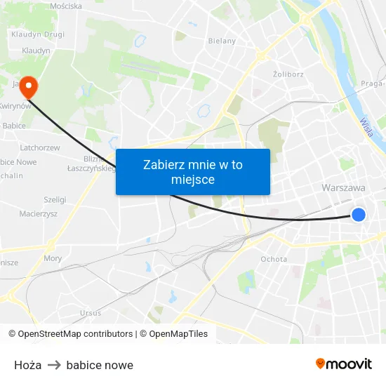 Hoża to babice nowe map