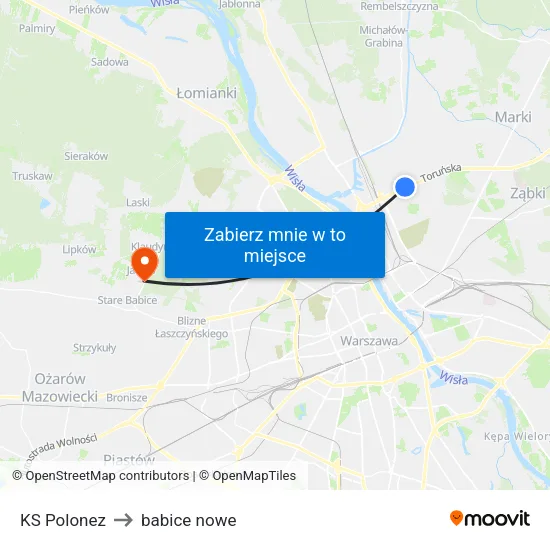 KS Polonez to babice nowe map