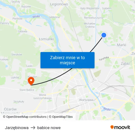 Jarzębinowa to babice nowe map