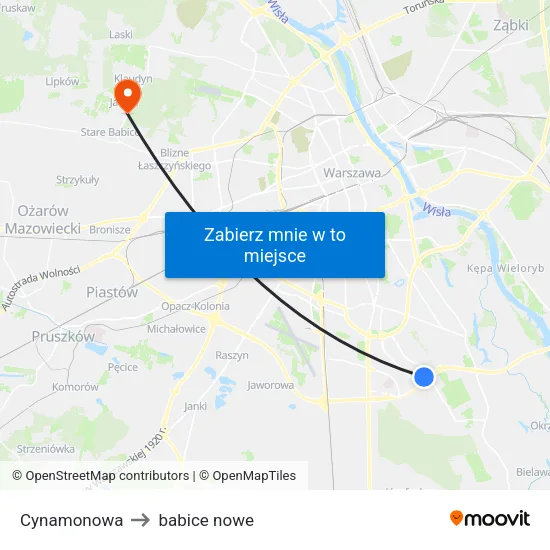 Cynamonowa to babice nowe map