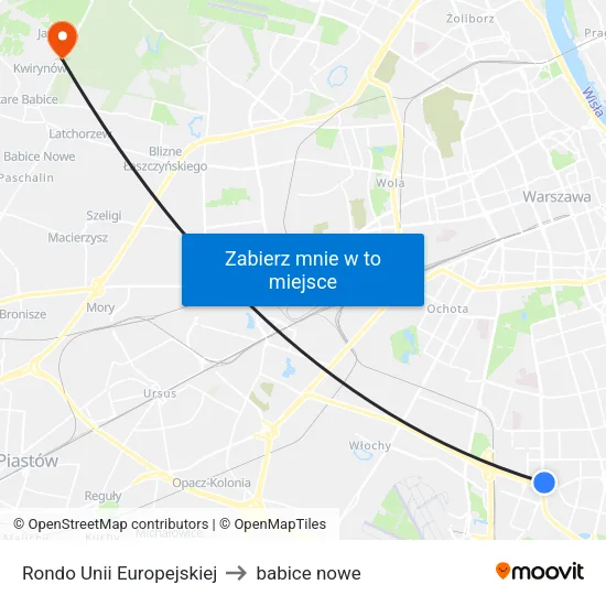 Rondo Unii Europejskiej to babice nowe map