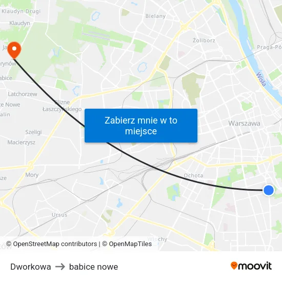Dworkowa to babice nowe map