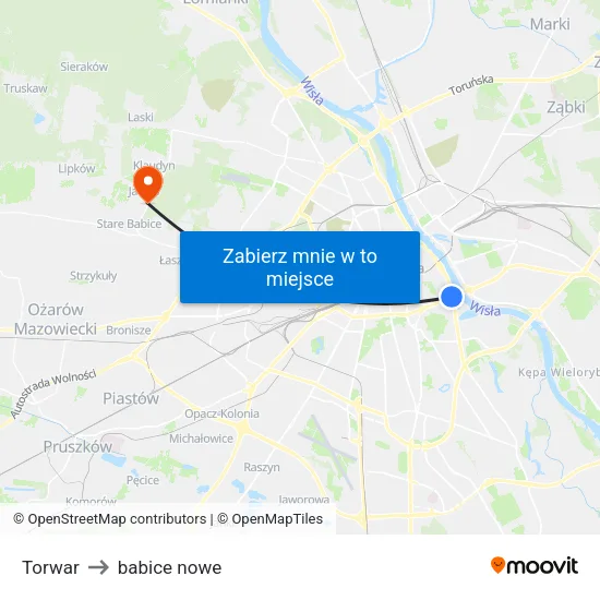 Torwar to babice nowe map