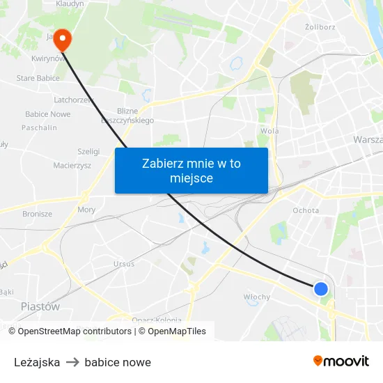 Leżajska to babice nowe map