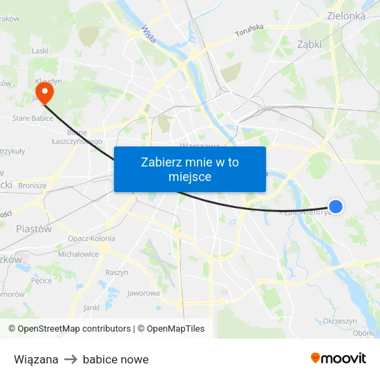 Wiązana to babice nowe map