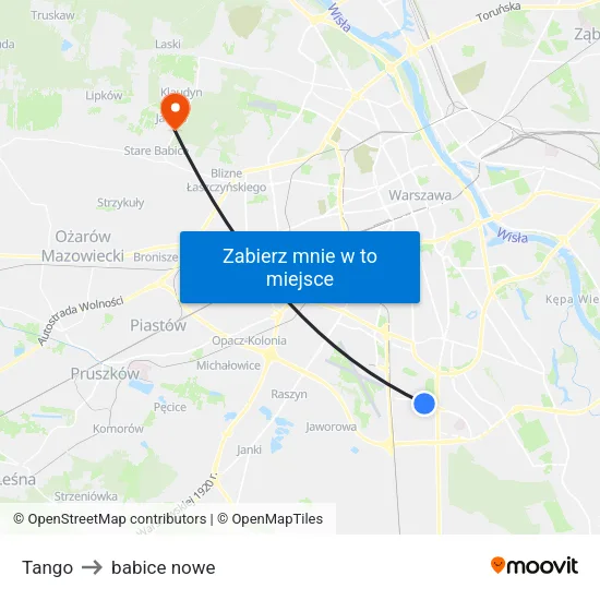 Tango to babice nowe map