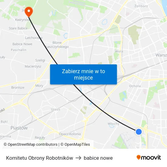 Komitetu Obrony Robotników to babice nowe map