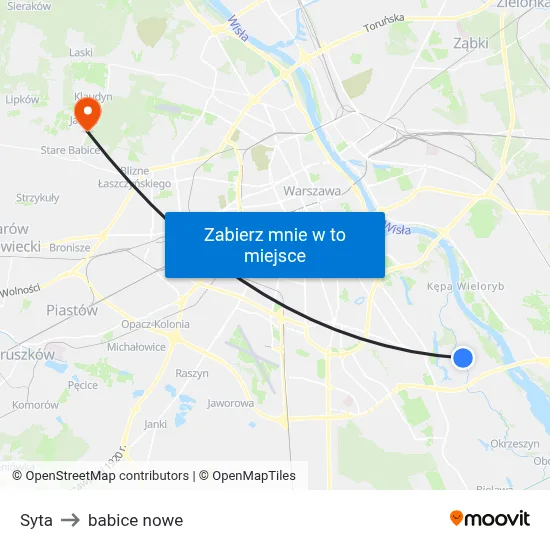 Syta to babice nowe map