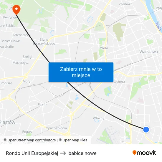 Rondo Unii Europejskiej to babice nowe map