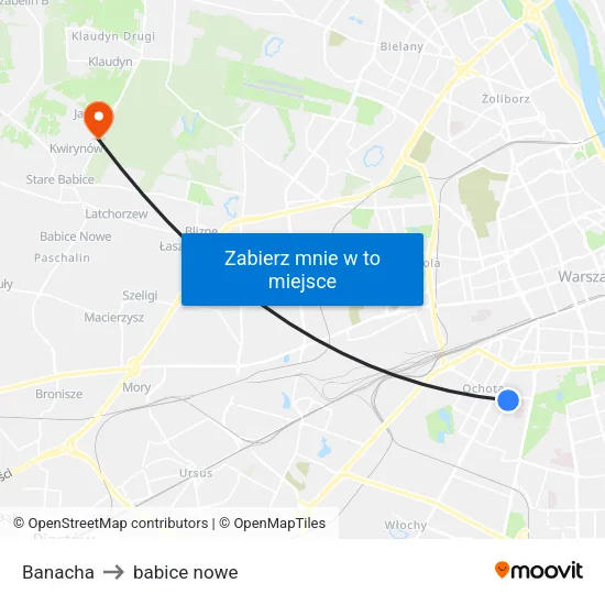 Banacha to babice nowe map