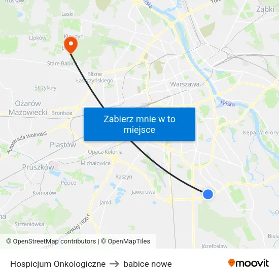 Hospicjum Onkologiczne to babice nowe map