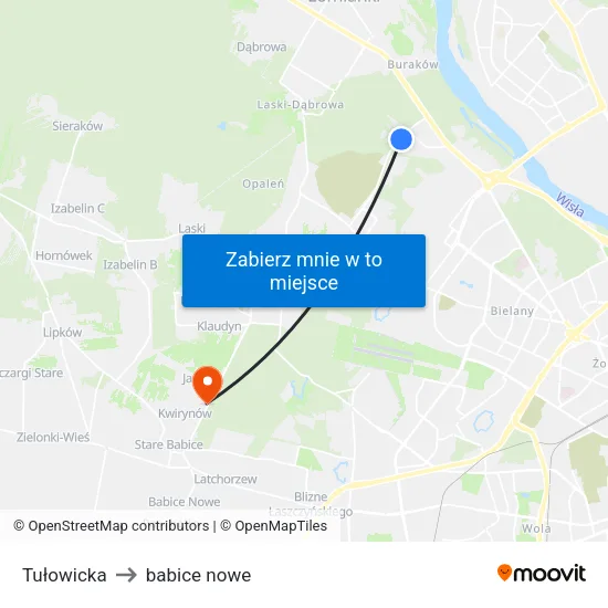 Tułowicka to babice nowe map