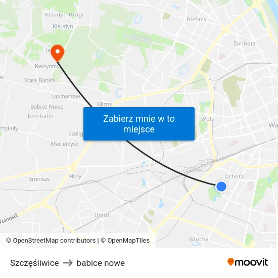 Szczęśliwice to babice nowe map