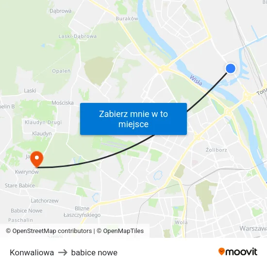 Konwaliowa to babice nowe map
