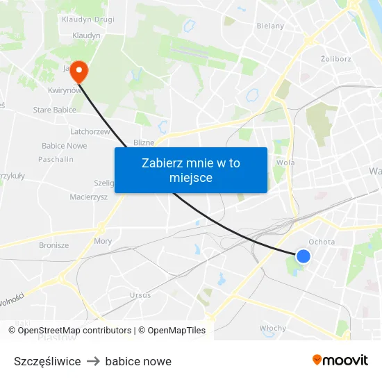 Szczęśliwice to babice nowe map