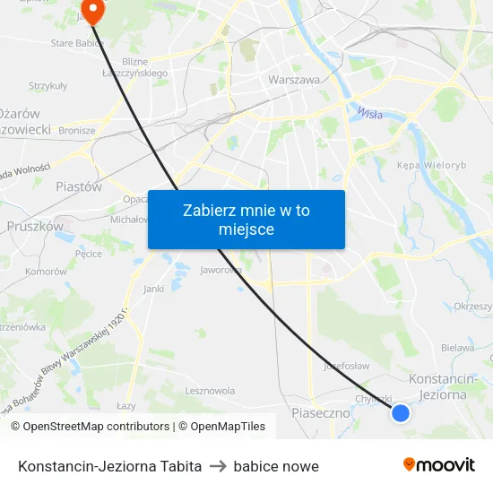 Konstancin-Jeziorna Tabita to babice nowe map