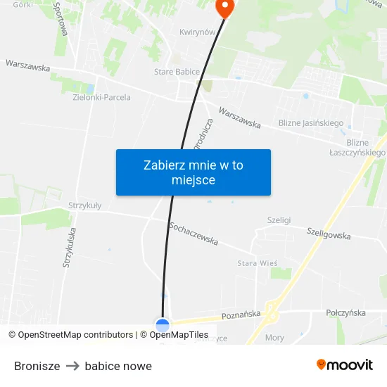 Bronisze to babice nowe map
