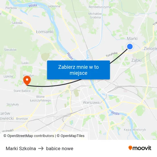 Marki Szkolna to babice nowe map