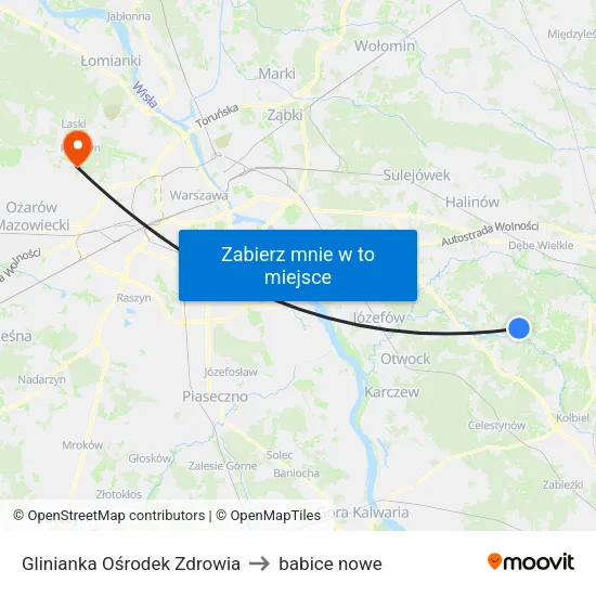 Glinianka Ośrodek Zdrowia to babice nowe map